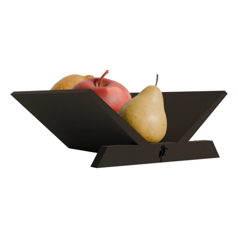 Merano Design Obstschale Black Edition