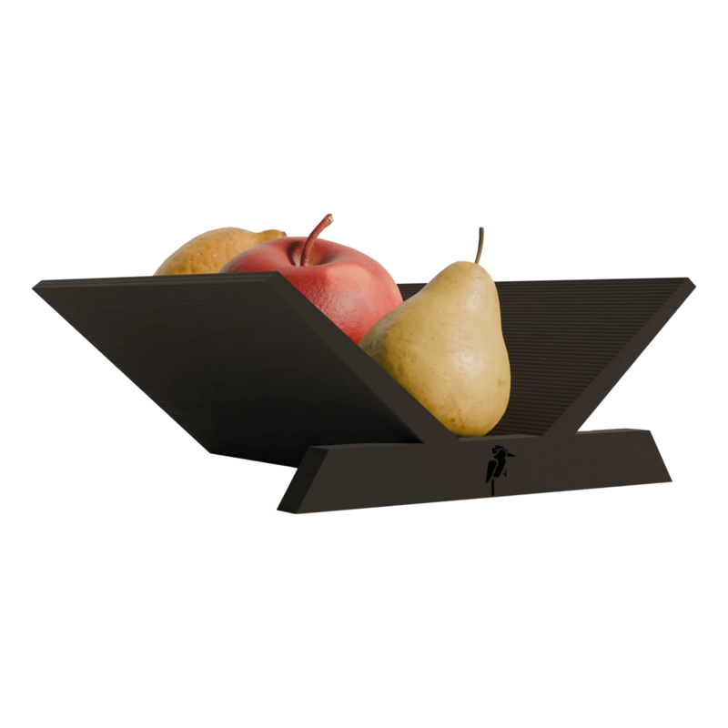 Merano Design Obstschale Black Edition