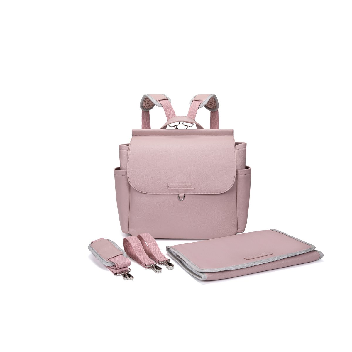 MIREM Umstandstasche von Nenina & Co. Blassrosa + Wickelauflage als Geschenk