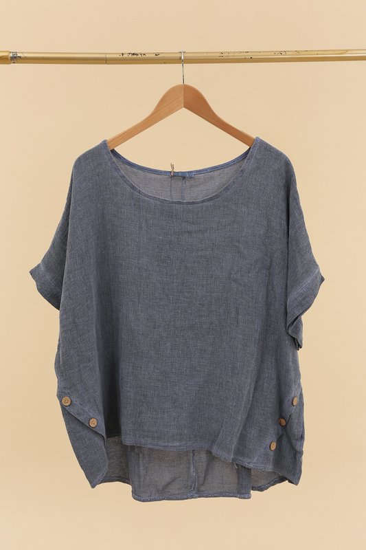Blusa in lino RIF. 4649
