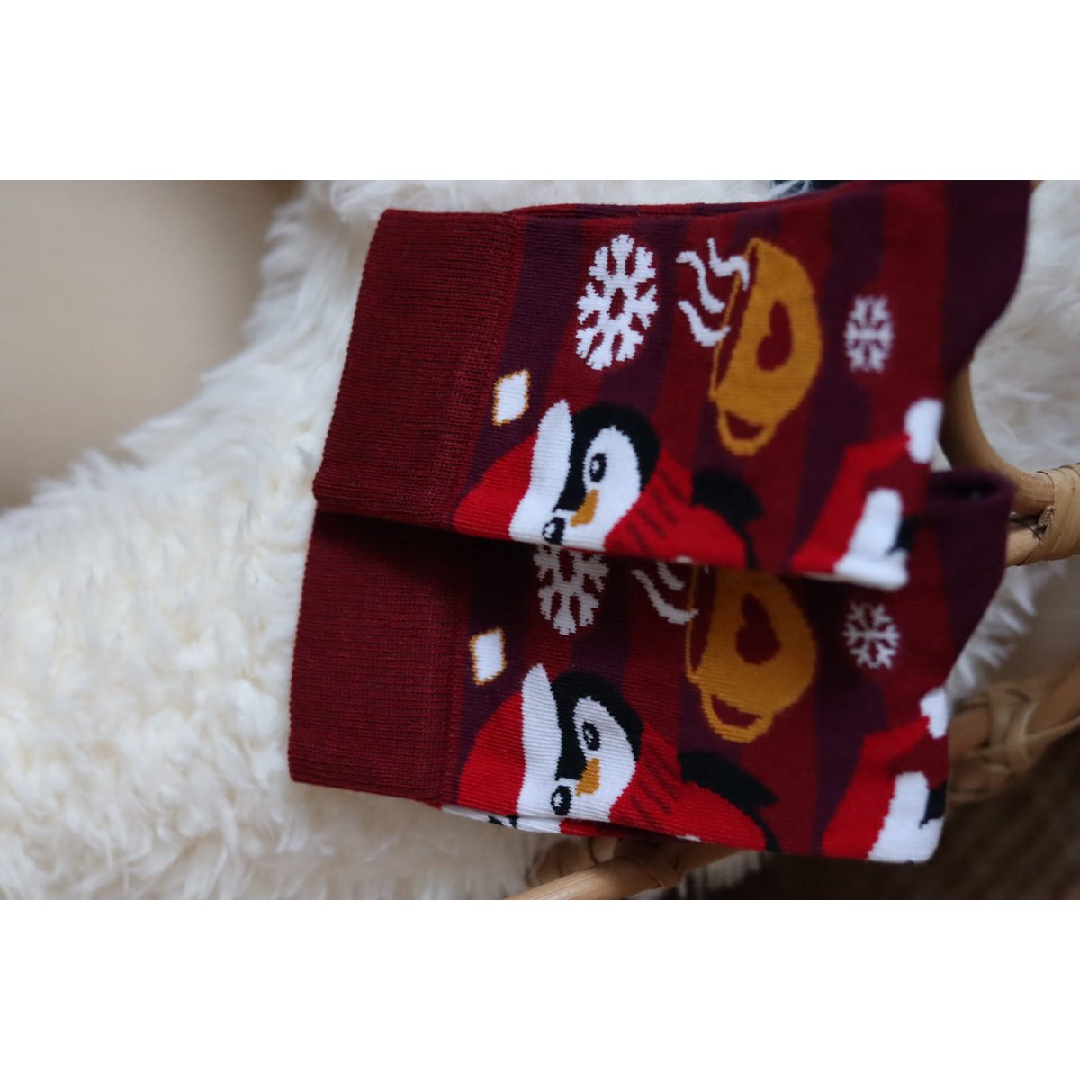 Christmas Penguins Socks