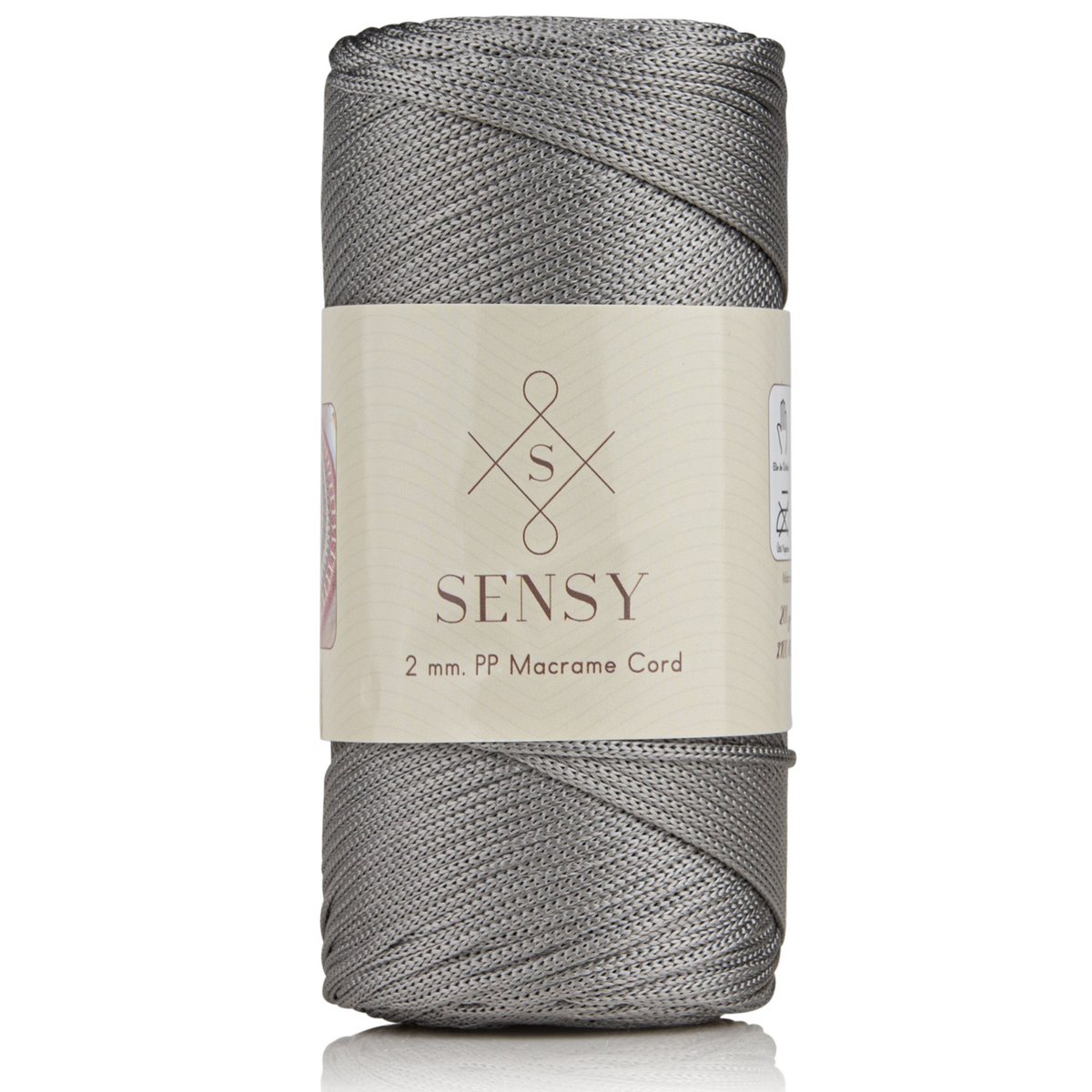 Sensy Premium 2 mm - 251 yards 100% polyester macrame ledning