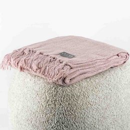 Plaid Cosy 130x160 cm rosa antico