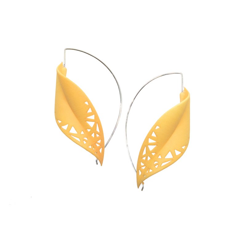 LEAF Earrings Citrus
