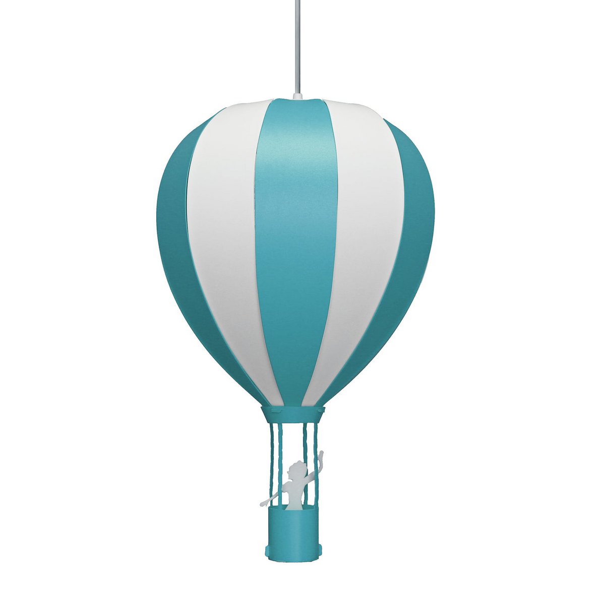 LAMPADA A SOSPENSIONE PALLONCINO PER BAMBINI TURCHESE