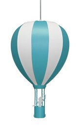 LAMPADA A SOSPENSIONE PALLONCINO PER BAMBINI TURCHESE