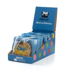 Chia and Lemon Cookie, organic, Kookie Cat, 50g