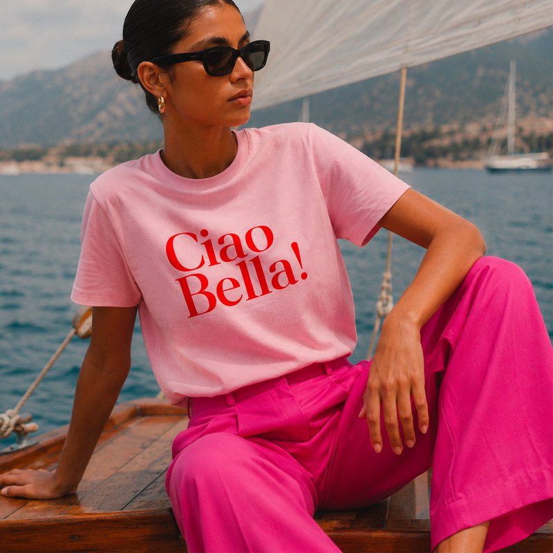 Ciao Bella rose T-Shirt