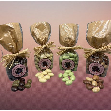Æske med provencalske lækkerier: Chokolademandler og oliven 🍫🍈