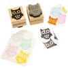 Owl Wooden Rubber Stamp