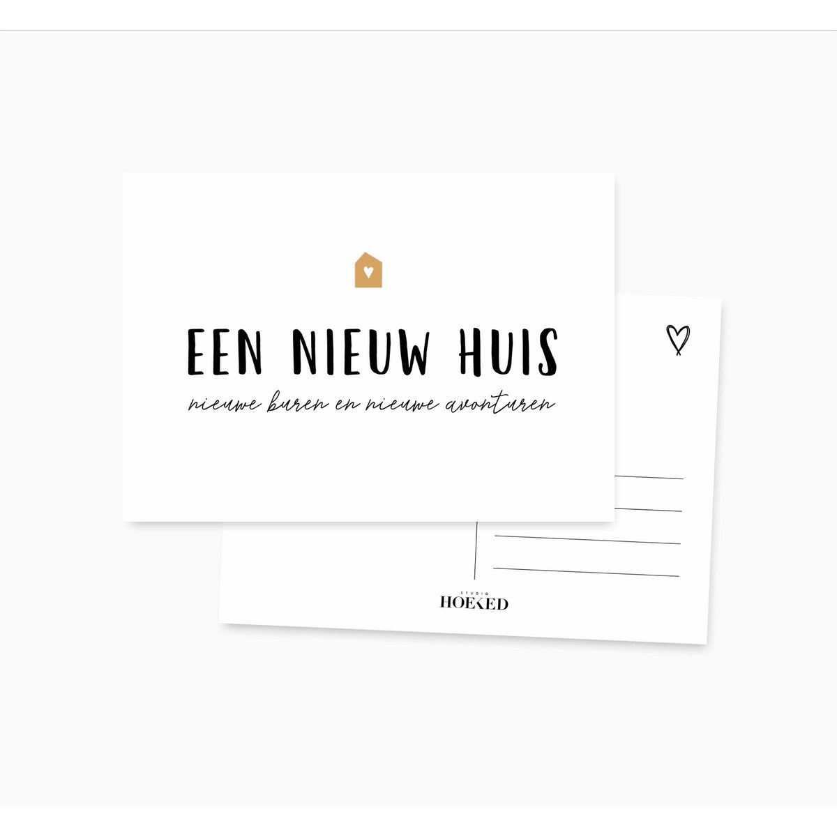 A6 Ansichtkaart || Nieuw huis