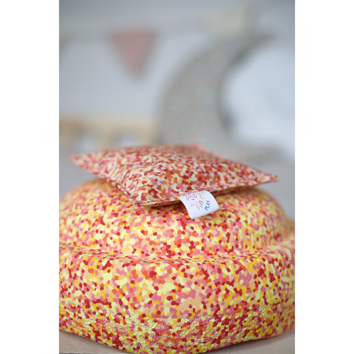 Super varm sensorisk beanbag, sensorisk pittenzakje, sensorisk kirsebærsten puder