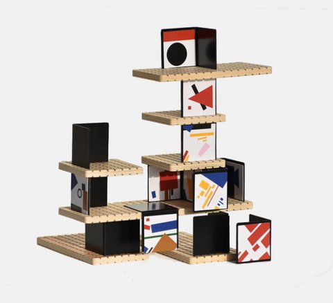 HUIS van Malevich Art constructiespeelgoed