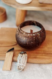 Scented Coconut Candle