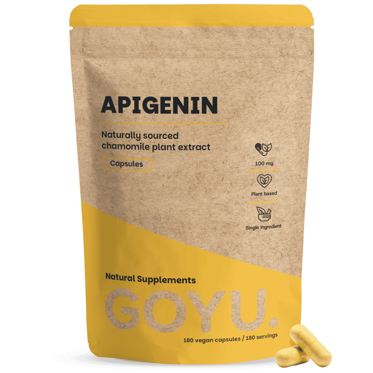 Kapsułki z ekstraktem apigeniny 100 mg - 180 kapsułek Valuepack