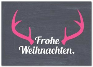 Postkarte "Frohe Weihnachten"