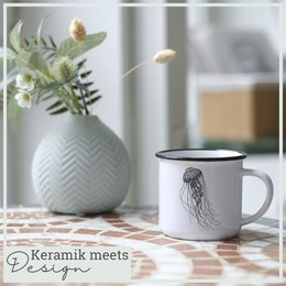 Keramiktasse – Tiefseequalle