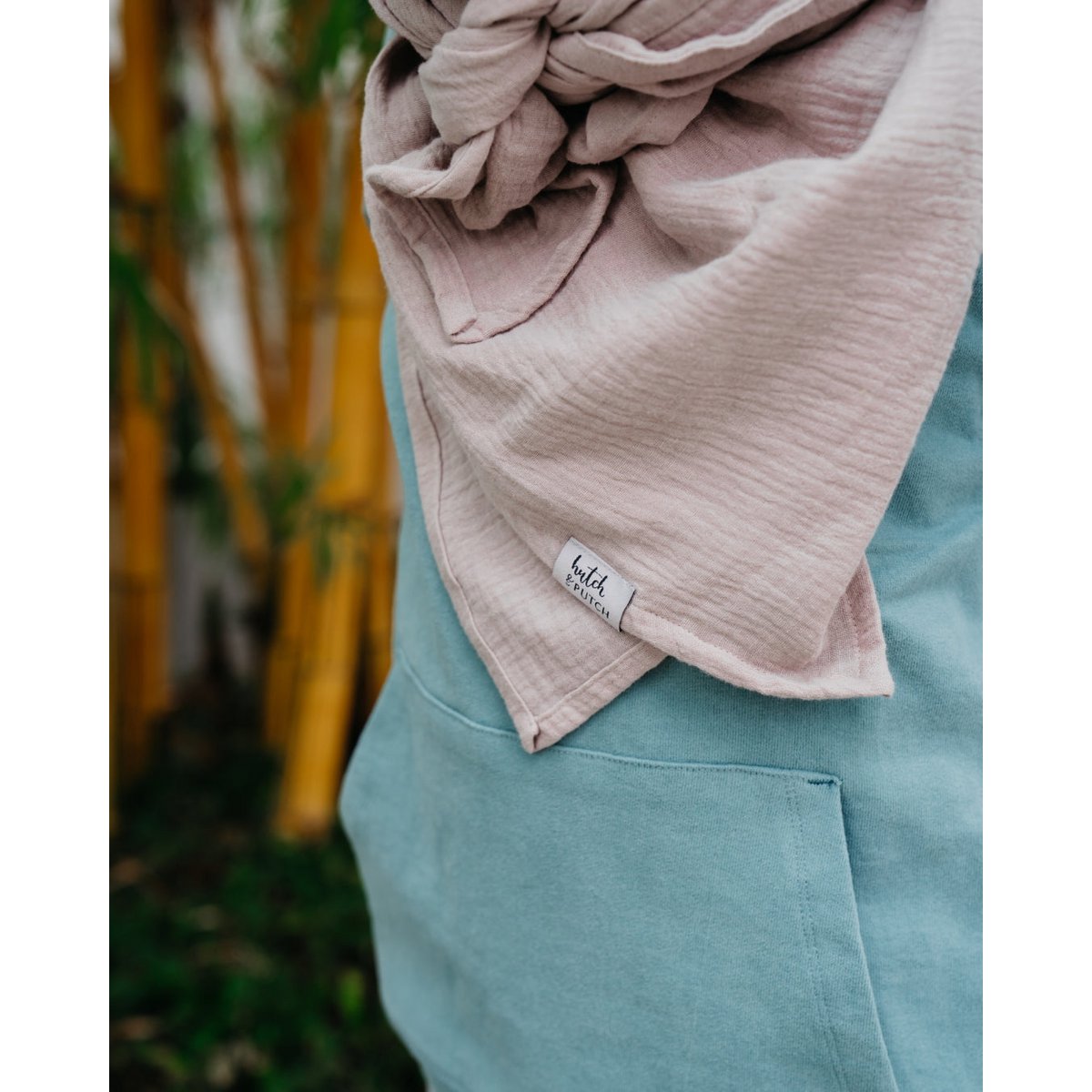 Foulard mousseline bébé • pierre
