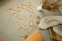 Mini appendini in rattan