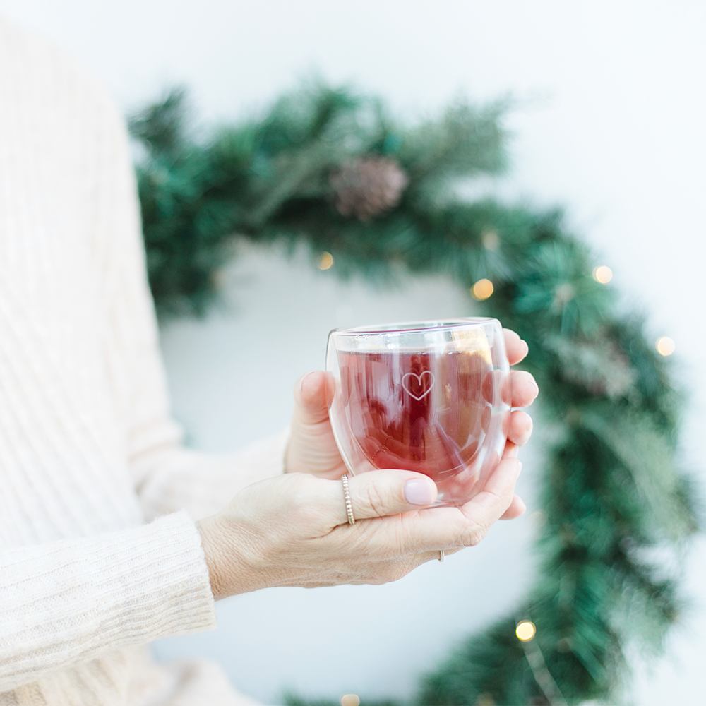Knuffels, kusjes en kerstwensen Thee