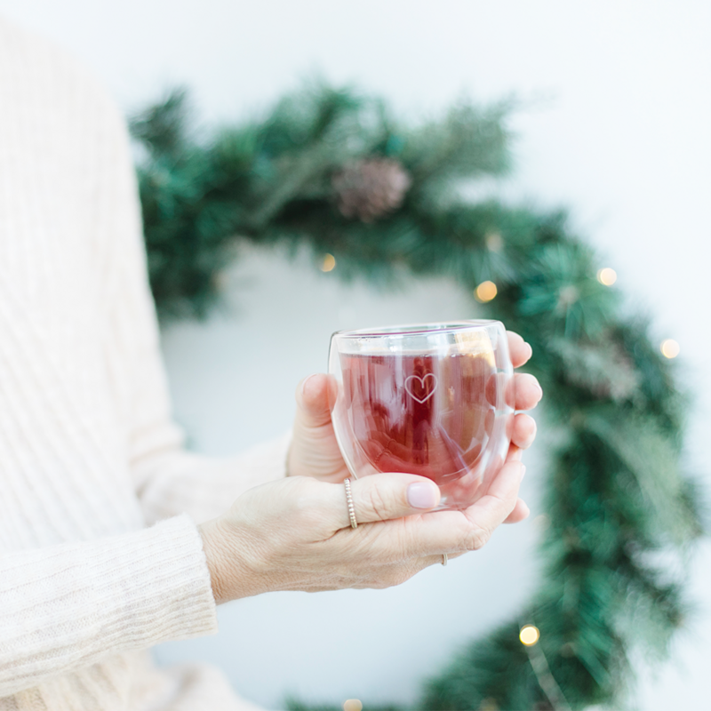 Knuffels, kusjes en kerstwensen Thee
