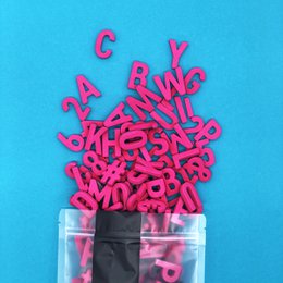 Modern magnetic letters - Unique Colors