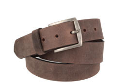 Gürtel Herren Leder Büffel Bruciato Braun