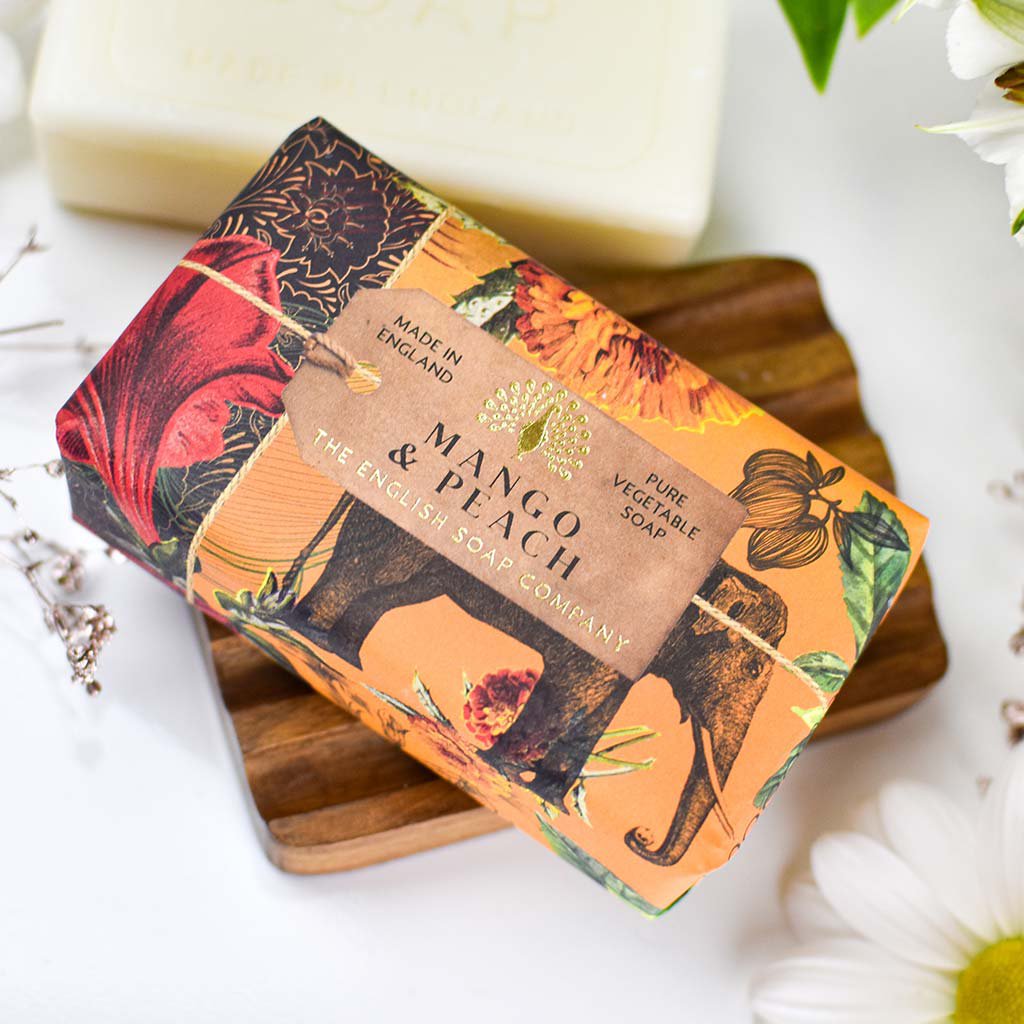 ENGELSK SÆBE C° 190g zeep - Mango & Peach