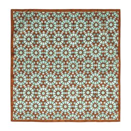 Brown Silk Neckerchief for Women