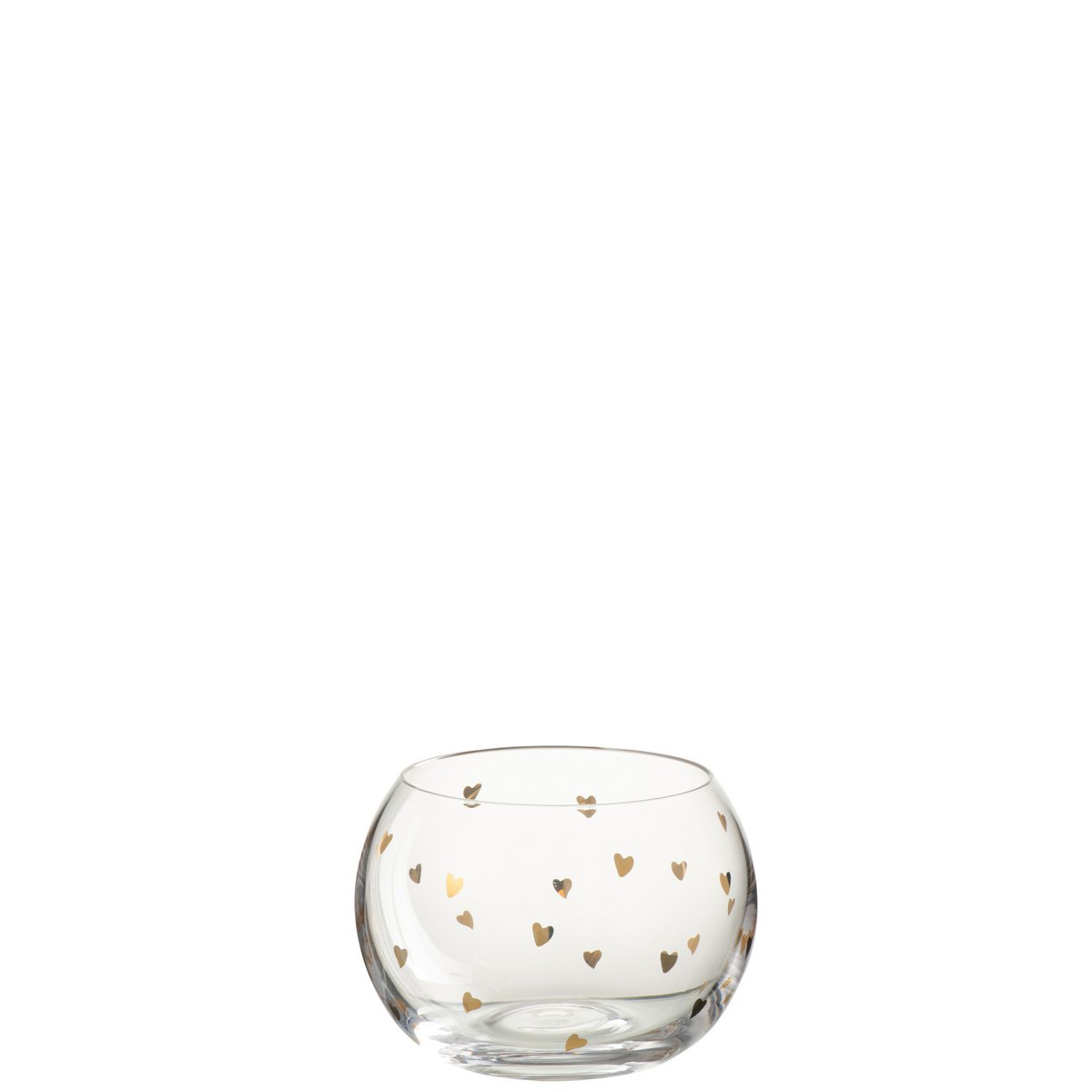 J-LINE APEROGLAAS HART Glass transparente/oro