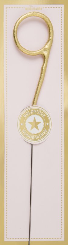 9 gold Goldstück rosa Wondercandle® classic