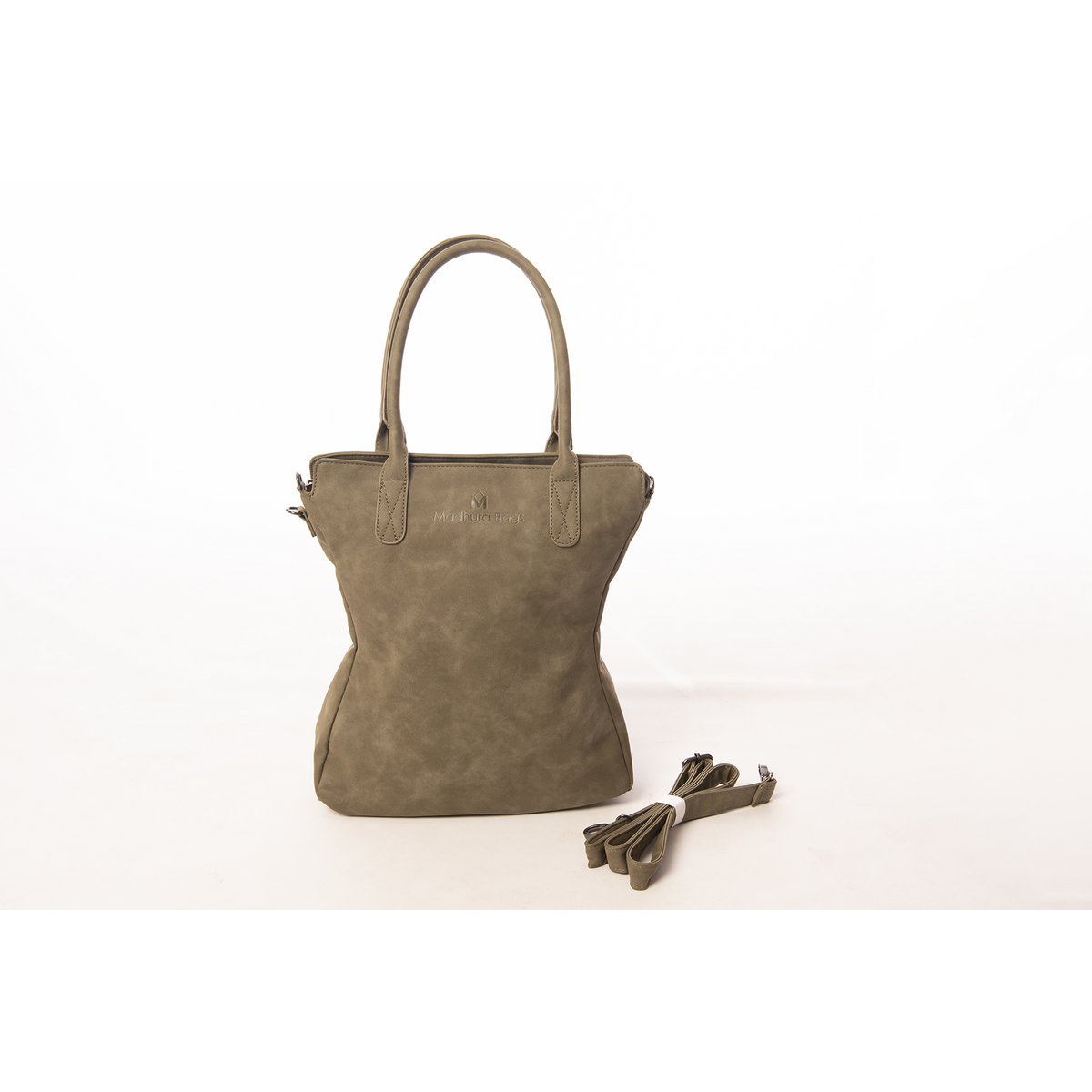 Hand/shoulder bag dark green
