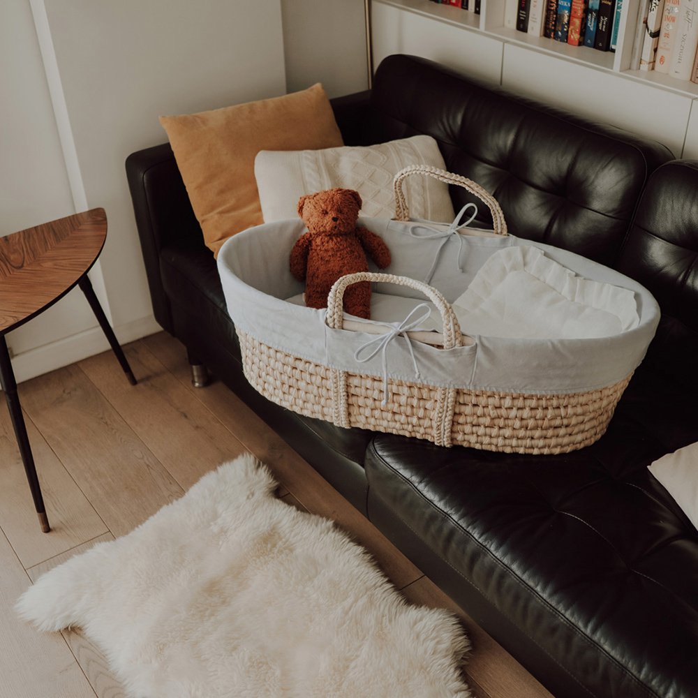 Moses Basket - Cover - Grå