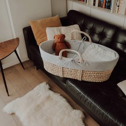 Moses Basket - Cover - Grå