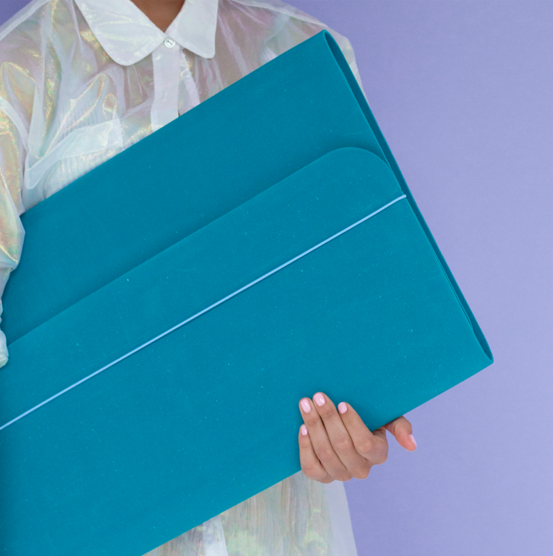 Art Bag - Petrol x Ice Blue
