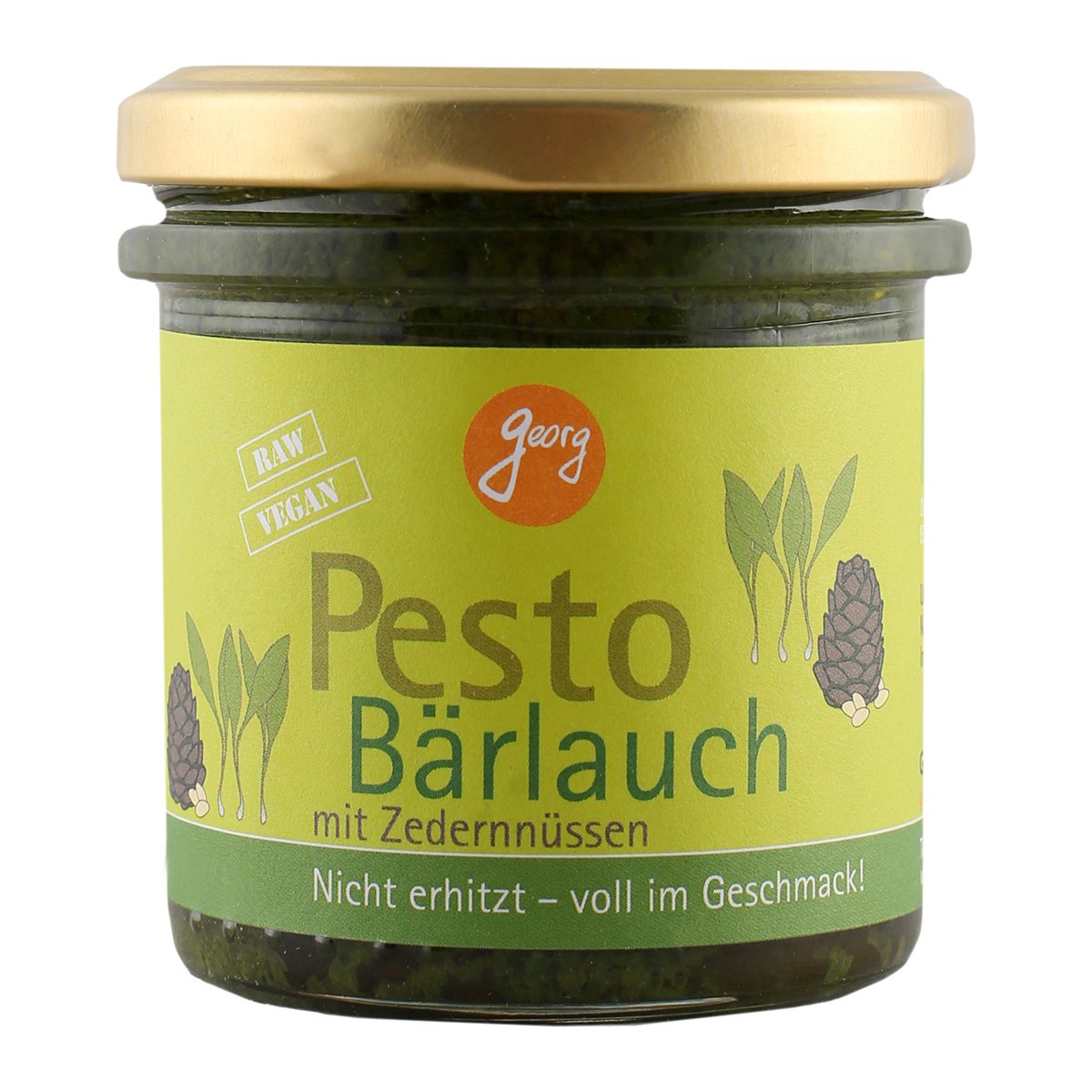 Pesto ORGANIC wild garlic with cedar nuts 140g