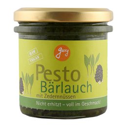 Pesto ØKOLOGISK vild hvidløg med cedernødder 140g
