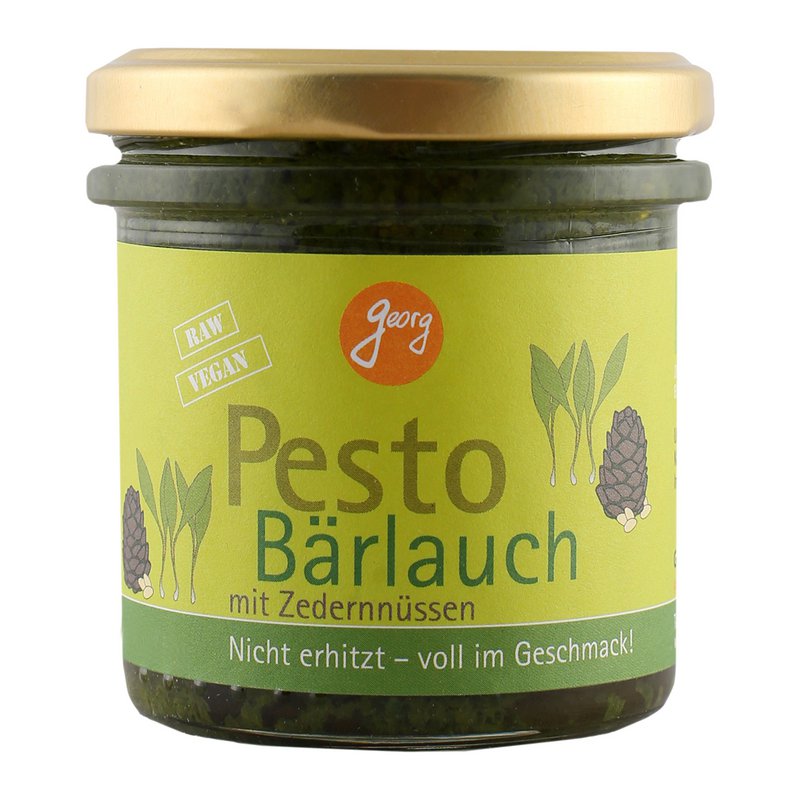 Pesto ORGANIC wild garlic with cedar nuts 140g