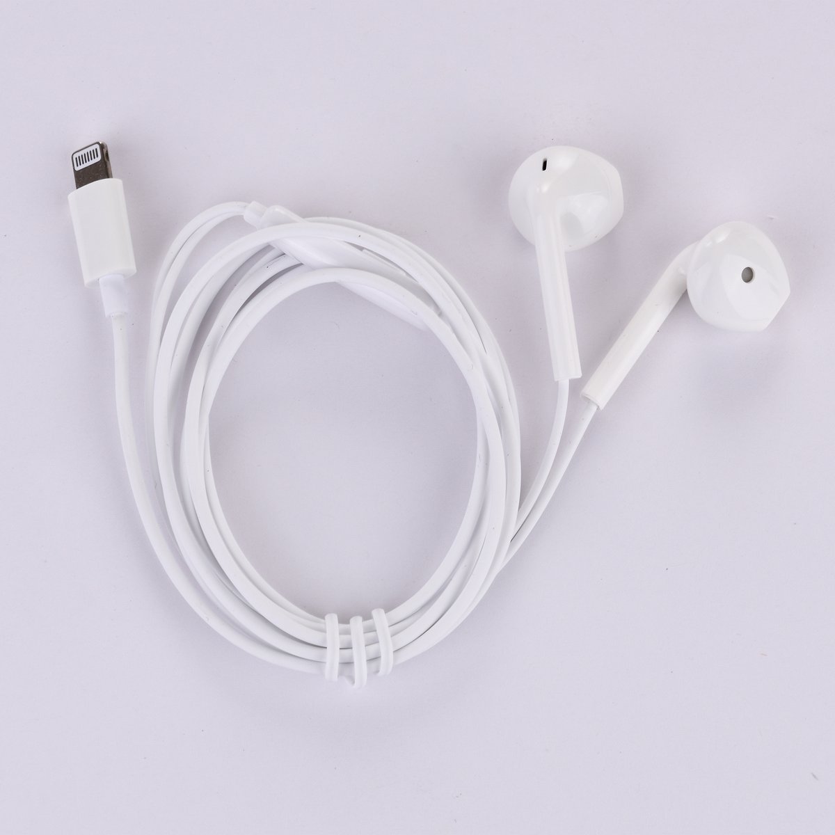 Écouteurs Stéréo Lightning avec Micro Tekmee – Blanc