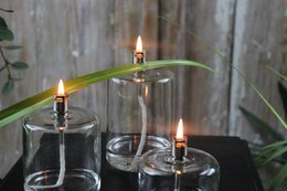 Olielamp Cylinder chrome M