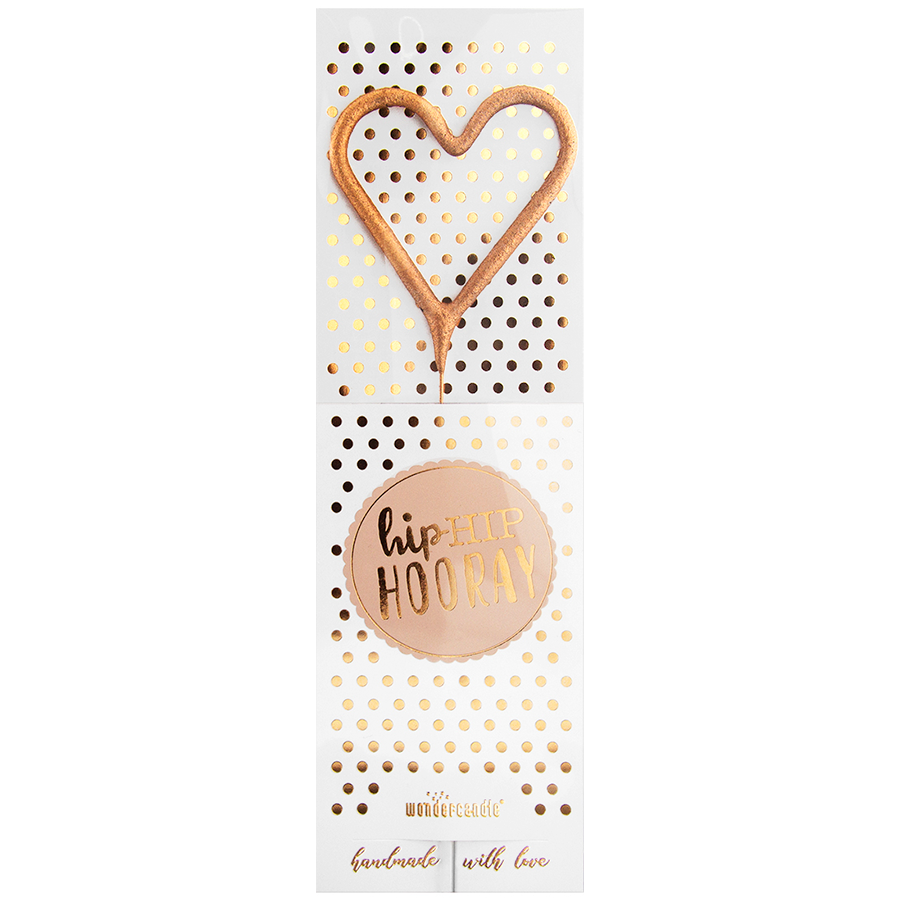 Hiphip hooray Roségold 290 Sortiment 144 Wondercandle® classic