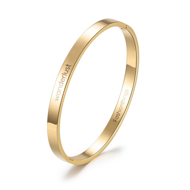 Armring Wanderlust Guld 6mm