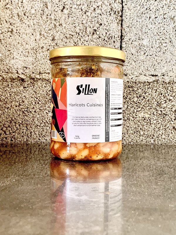 Kogte bønner, såsom cassoulet