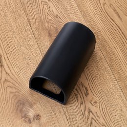 Ceramic wall lamp - Matte black