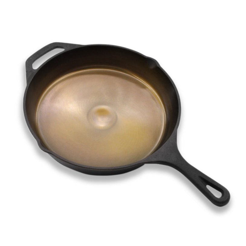 Polerede stegepande støbejern stegepander 25 & 30 cm - 2 stk