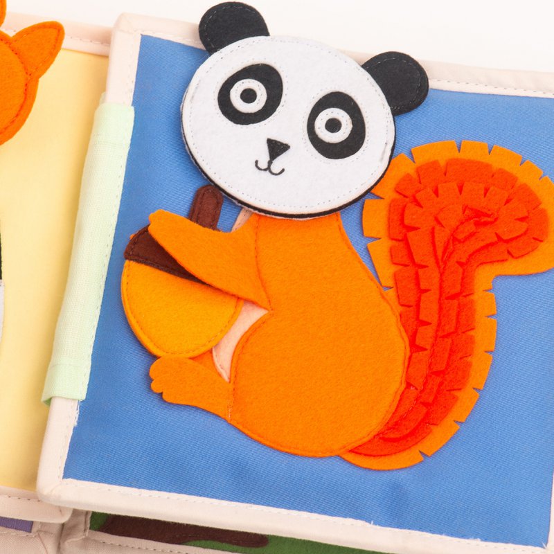 Animal Friends - Mini libro tranquillo di 6 pagine