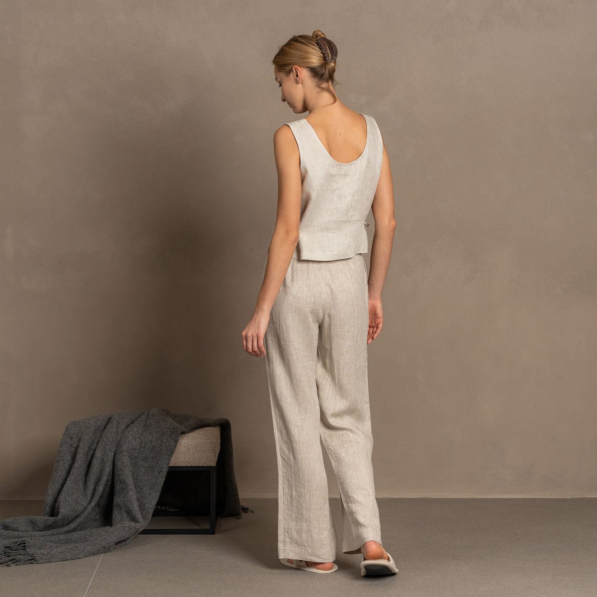 Crop Top con Nastri Laterali Audrey
