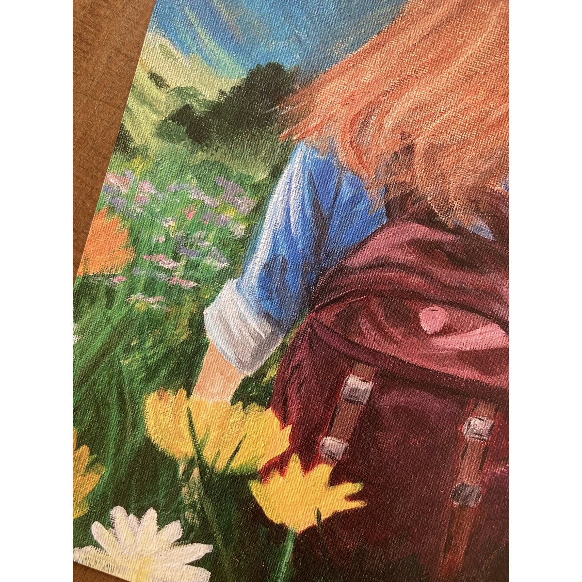 Mujer en las montañas – Bergbloei | Póster artístico A4