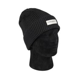 RB5003A | Mixed Cervine shirt cap Lana Made in Italy. Black color - single size
