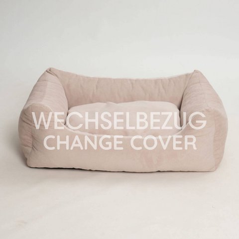Wechselbezug Hundebett Box Bett Madison gravel